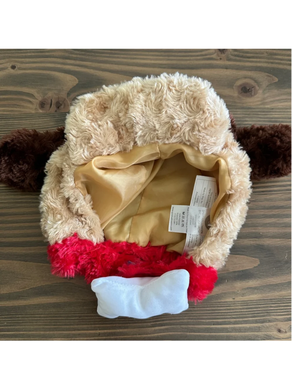 Spirit Halloween Dog Costume Toddler 2-4T Puppy Hood Tunic 2 Piece Halloween